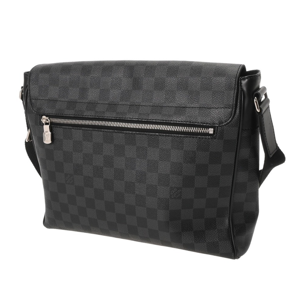 Louis Vuitton District Grey Bag NM Black Shoulder Graphite Damier